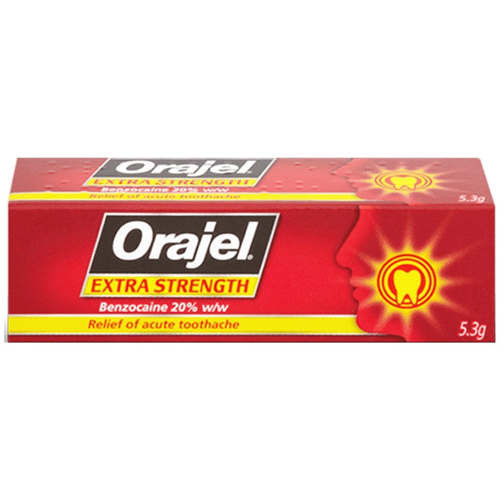 Buy Orajel Extra Strength Gel Online UK Next Day Delivery Dental 5.3 g