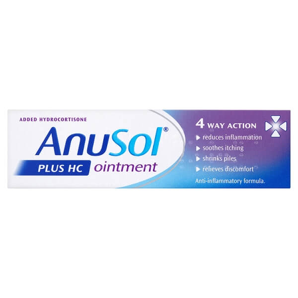 Buy Anusol Plus HC Ointment 15g Online UK Next Day Delivery