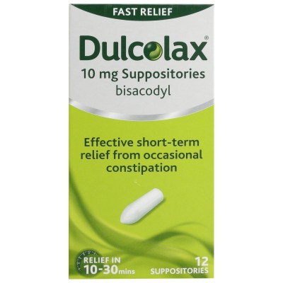 Buy Dulcolax Laxative Suppositories Online UK Next Day Delivery