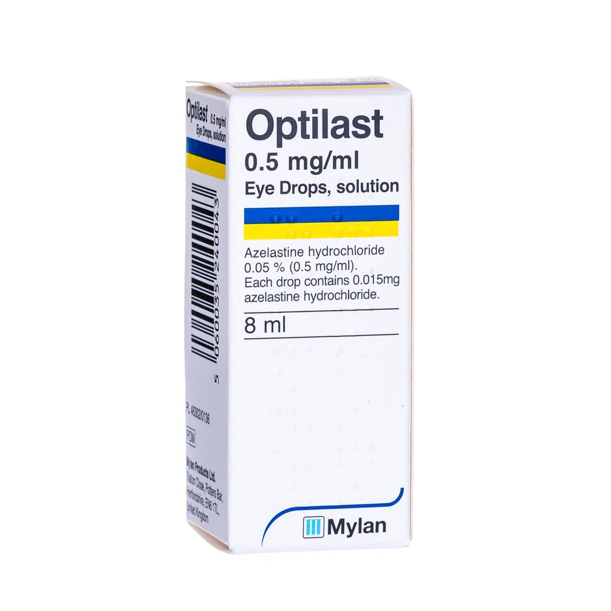 Buy Optilast Eye Drops Online (8ml) UK Next Day Delivery 0.05 Information BNF