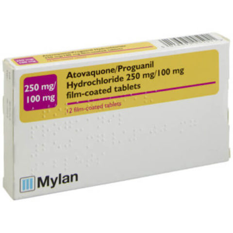 Atovaquone and Proguanil 250mg/100mg (Generic Malarone)