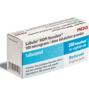 Salbulin Novolizer 100mcg Dry Powder Inhaler