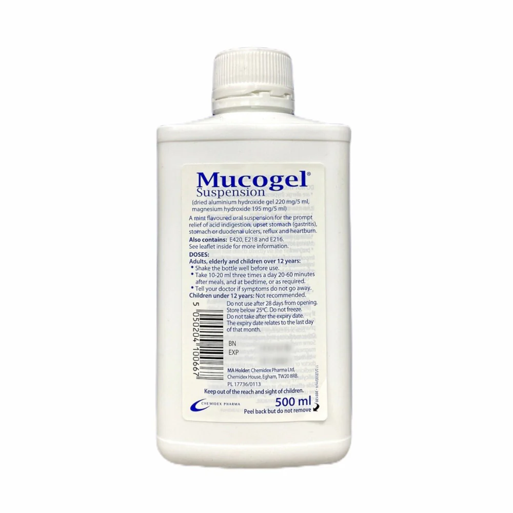 Mucogel Suspension Liquid 500ml