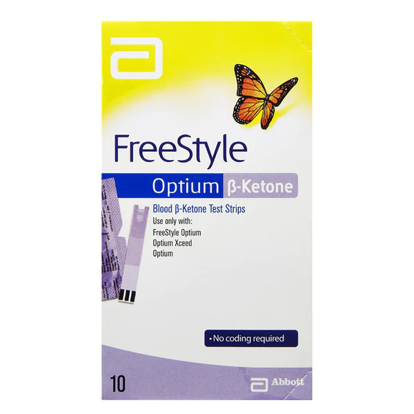 Freestyle Optium Ketone Strips - 10 Strips
