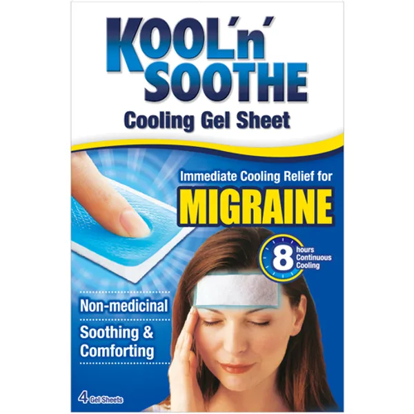 Buy Kool ‘n’ Soothe Migraine Gel Sheet UK Next Day Delivery