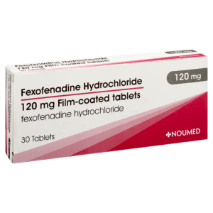 Buy Fexofenadine Hydrochloride Antihistamine Tablets UK Online 120mg