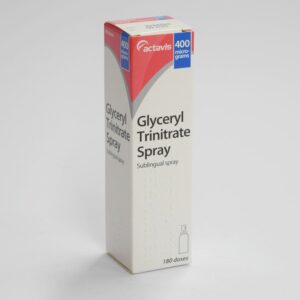 Buy Glyceryl Trinitrate Spray 400 Micrograms/metered dose - 180 doses Online