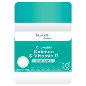 Buy Numark Calcium & Vitamin D - 30 Chewable Tablets Online UK Next Day Delivery