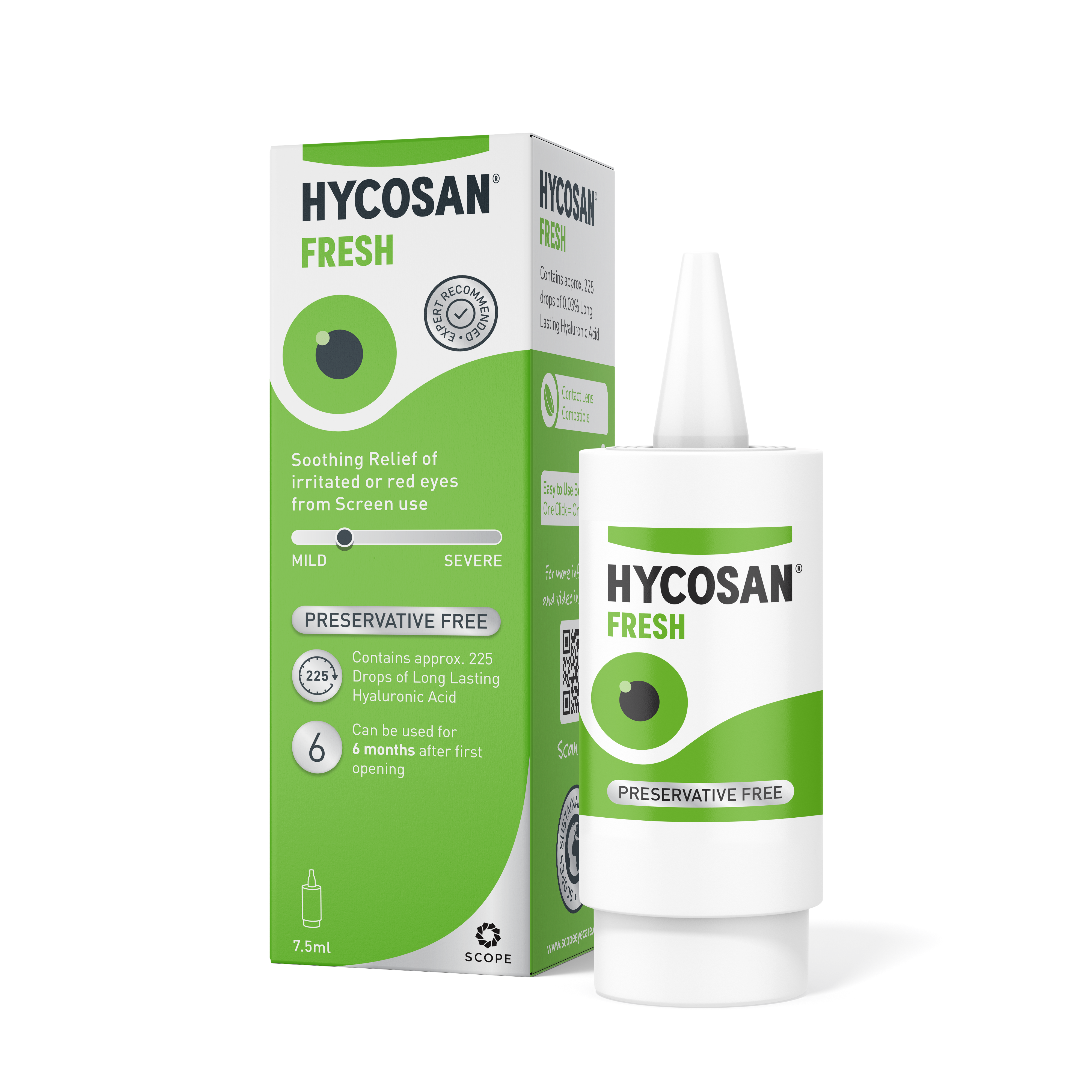 Hycosan Fresh Eye Drops - 7.5ml
