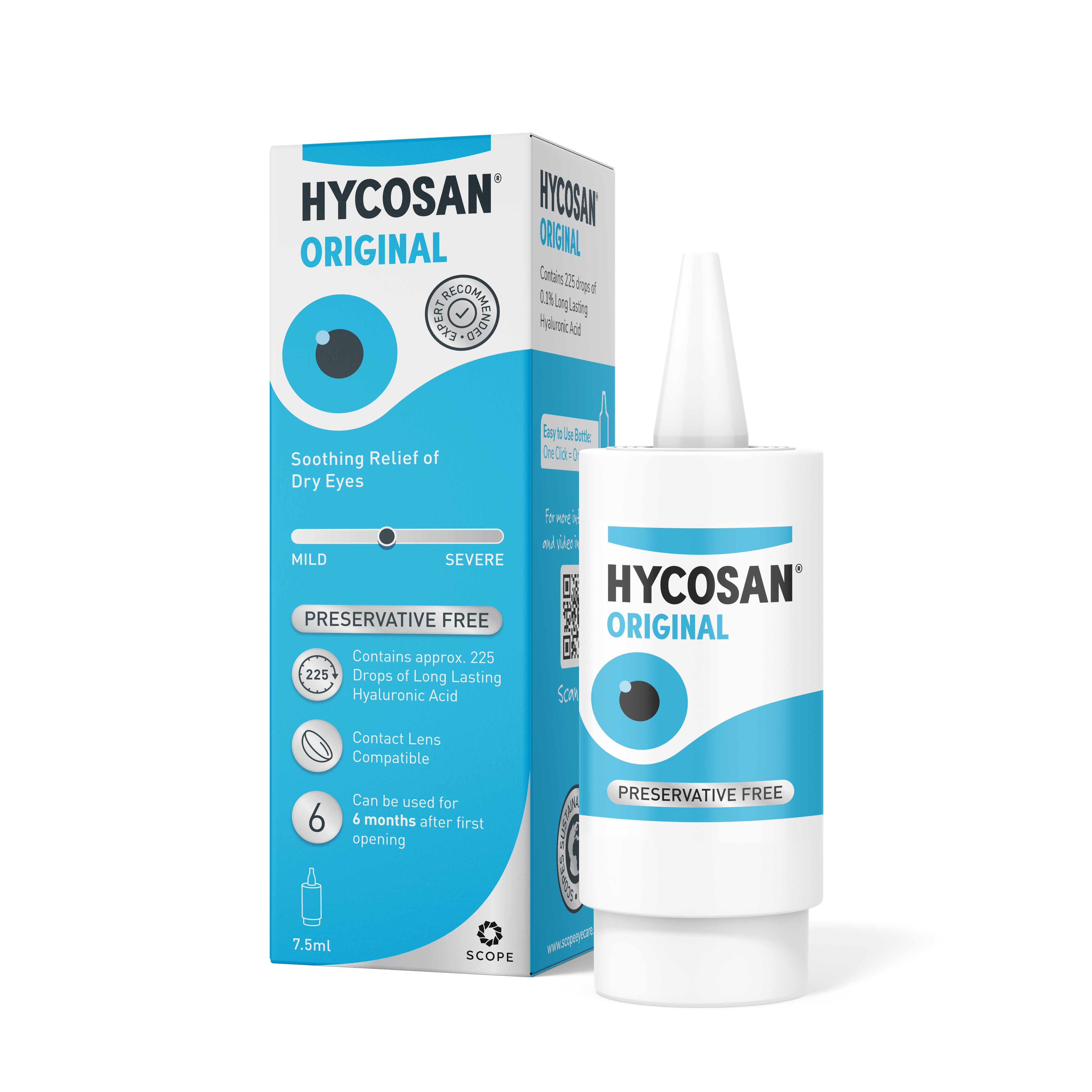 Hycosan Original Eye Drops - 7.5ml