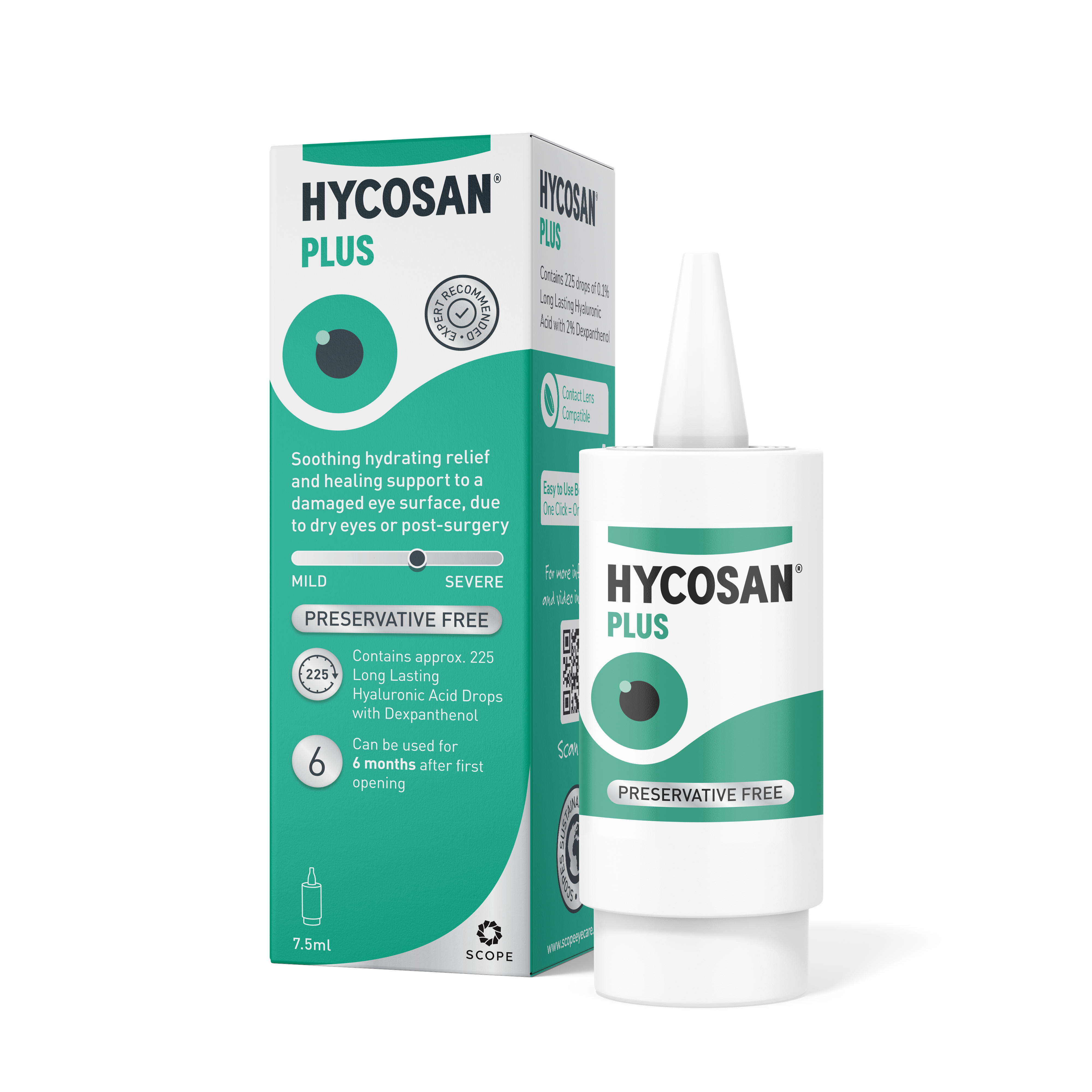 Hycosan Plus Eye Drops - 7.5ml