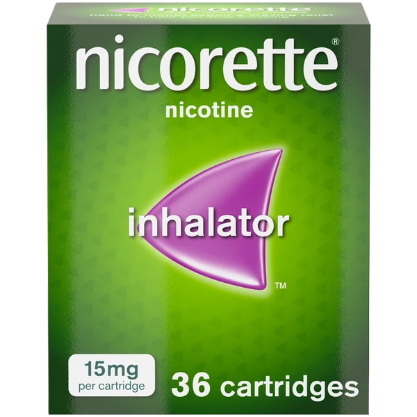 Nicorette Inhalator 15mg - 36 Cartridges