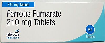 Ferrous Fumarate 210mg - 84 Tablets - Image 2