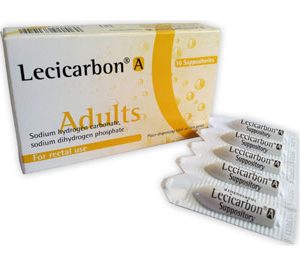 Lecicarbon A Suppositories - 10 Suppositories