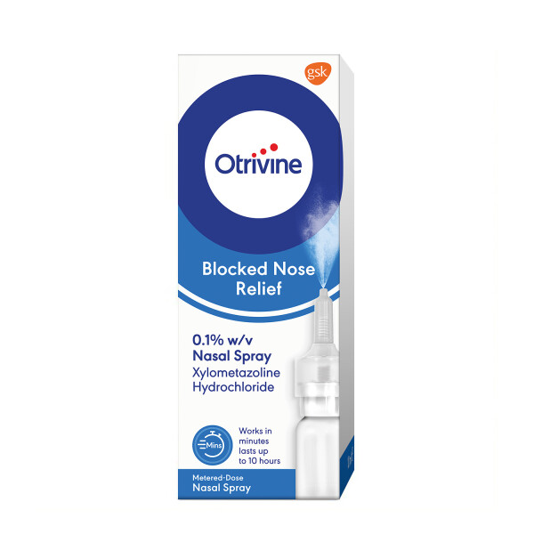 Otrivine Blocked Nose Relief Nasal Spray - 10ml