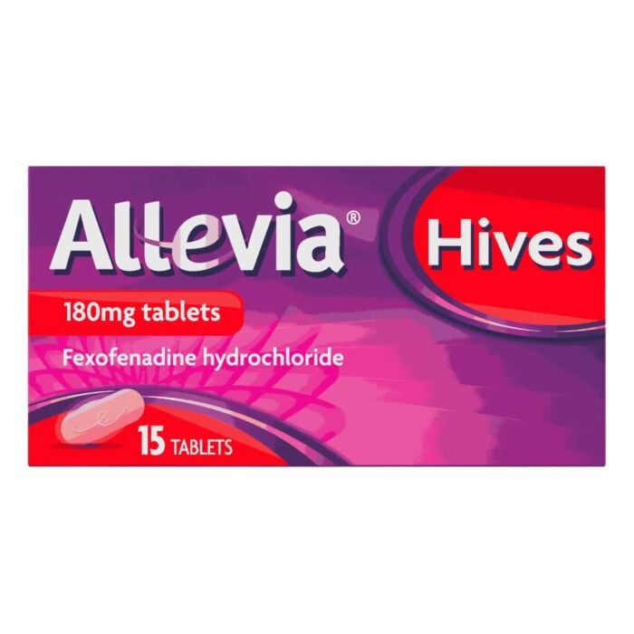 Allevia Hives 180mg Tablets - 15 Tablets