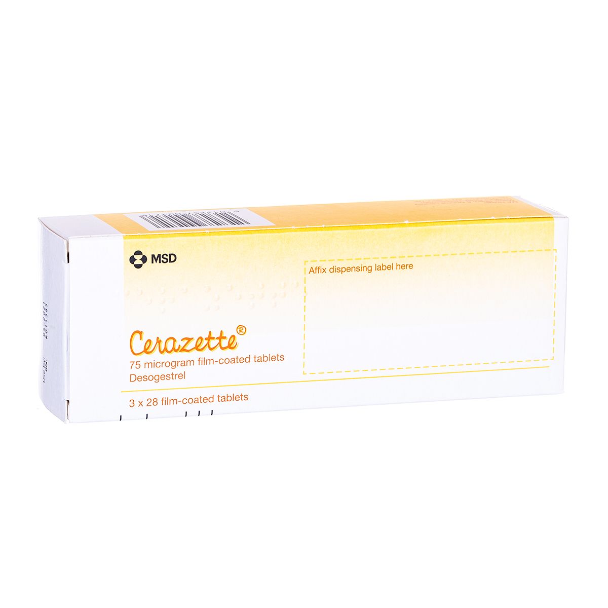 Cerazette Mini Pill (Desogestrel) 75mcg - 84 Tablets