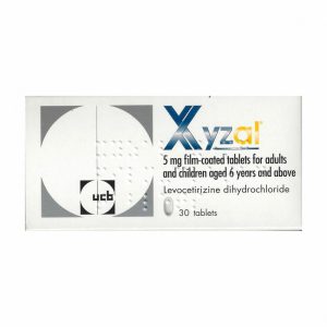 Xyzal (Levocetirizine) 5mg - 30 Tablets
